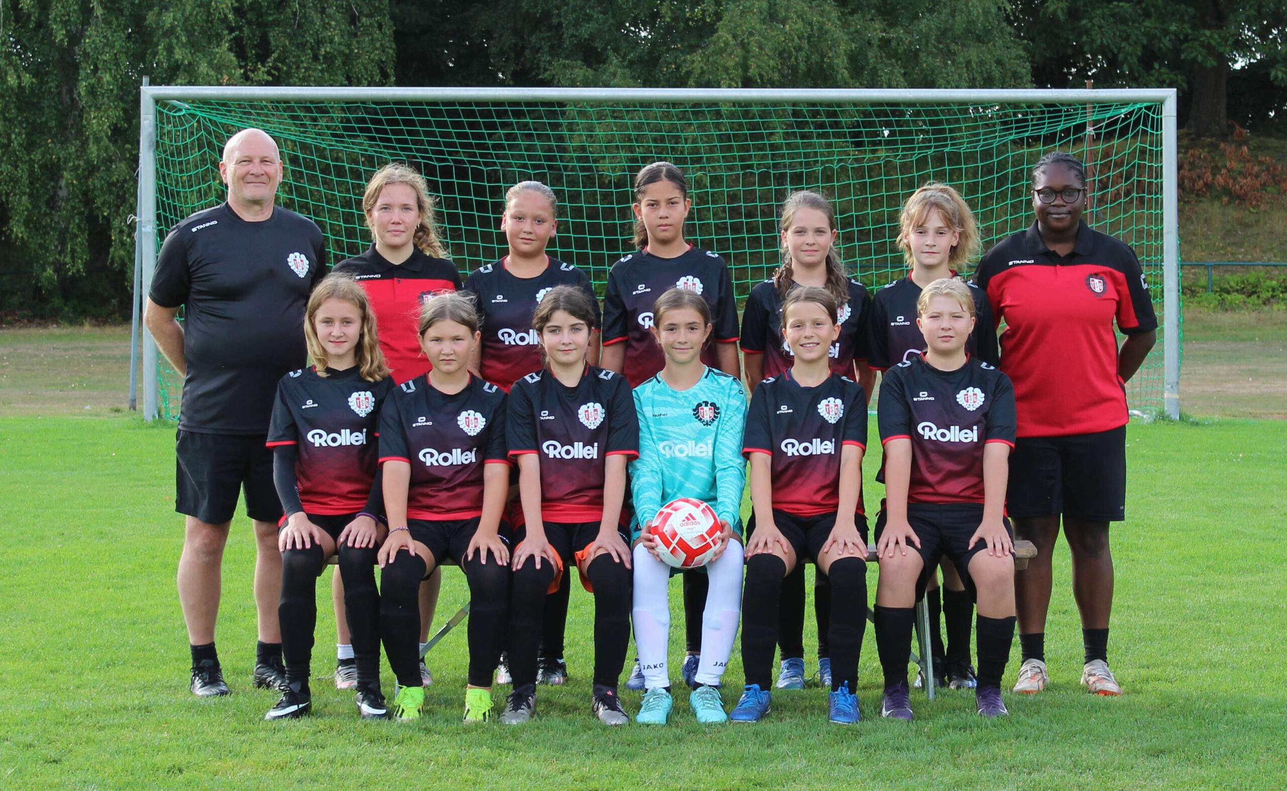 Mannschaftsbild der D-Juniorinnen.